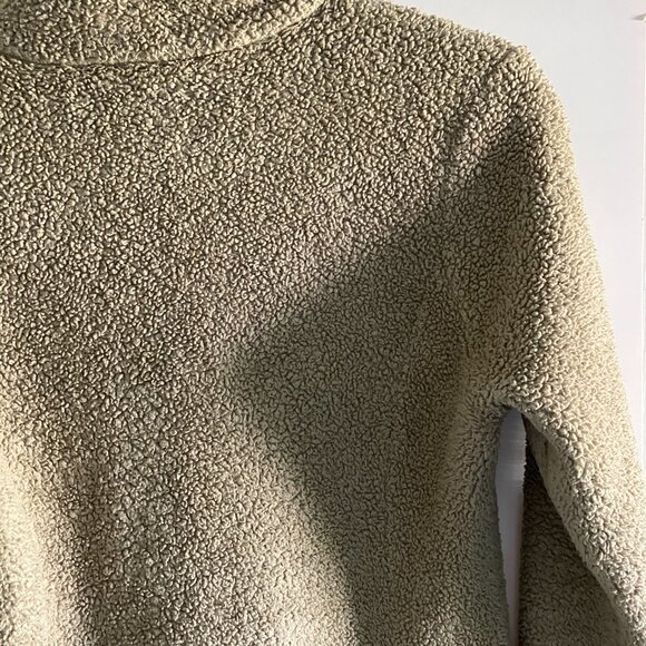 Patagonia Los Gatos Fleece 1/4 Zip Pullover Women’s Large Tan. - Picture 9 of 13
